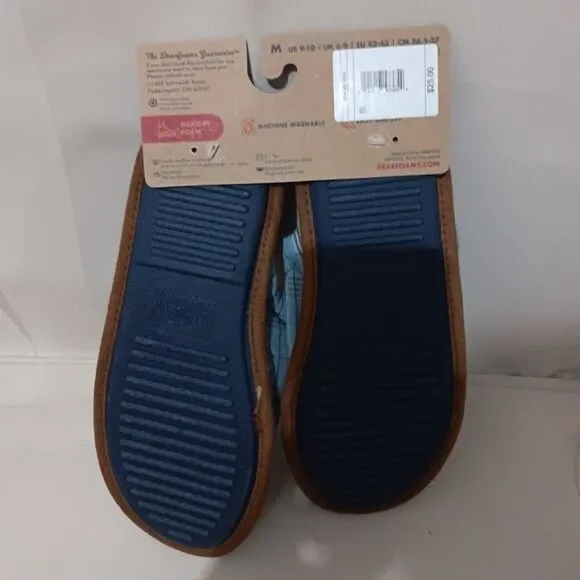 Dearfoams Men's Medium 9-10 memory foam - Picture 2 of 3